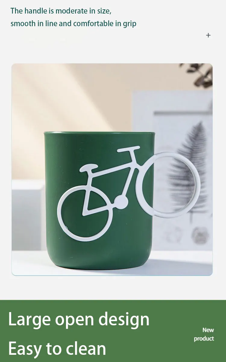 Creative Plastic Bathroom Tumblers For Couples Minimalist Design_voghion.com