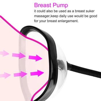 Breast Vacuum Suction Cup Sex Toys For Women Clitoral Egg Jumping Stimulation Manual Vaginal Pump Vibrator For Masturbators Sexy 1
