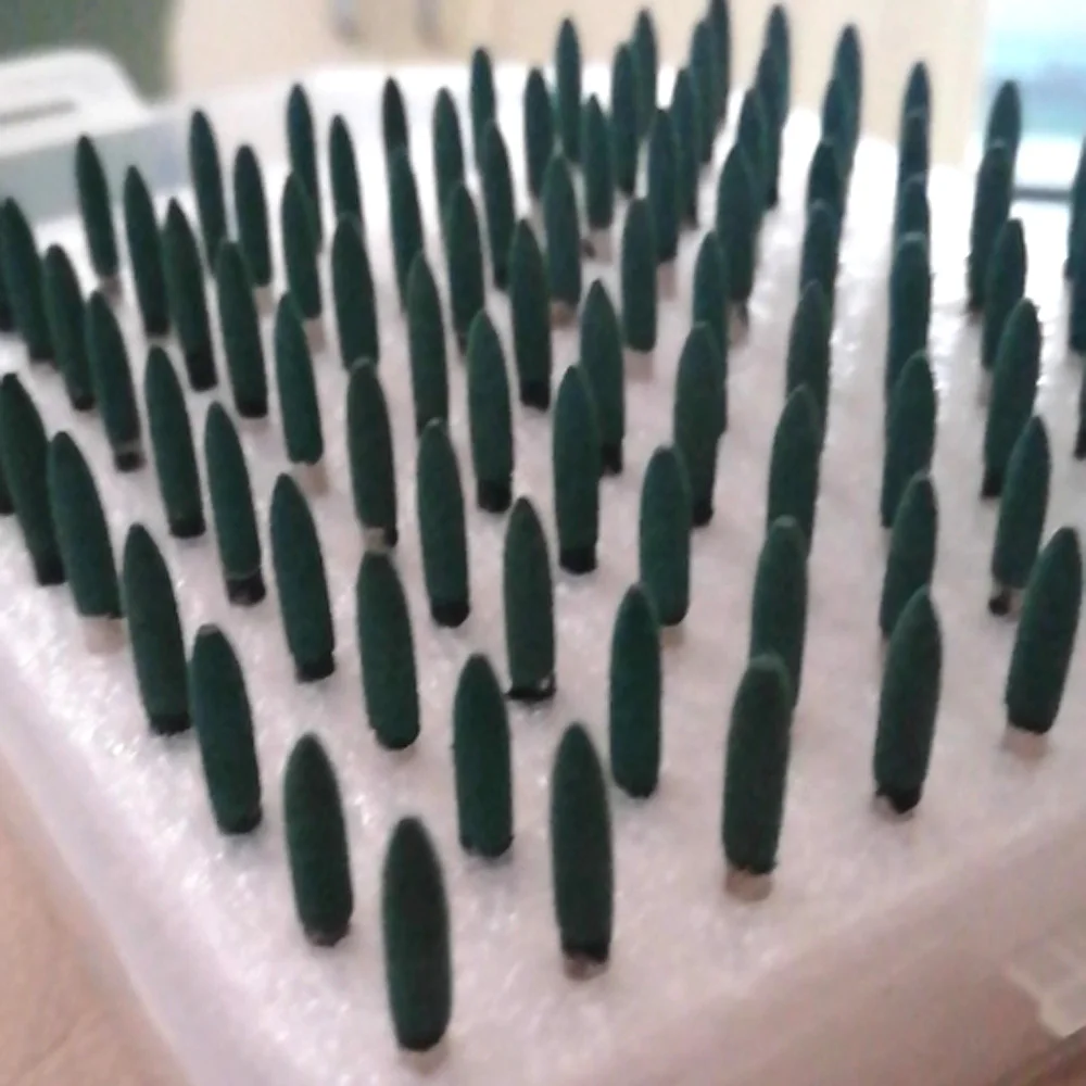 50/100 Stück Gummi-Schleifköpfe Polierscheiben Rostentfernung Aluminium-Metall-Polierwerkzeug Glanzpolierset Schleifzubehör – Detail 20
