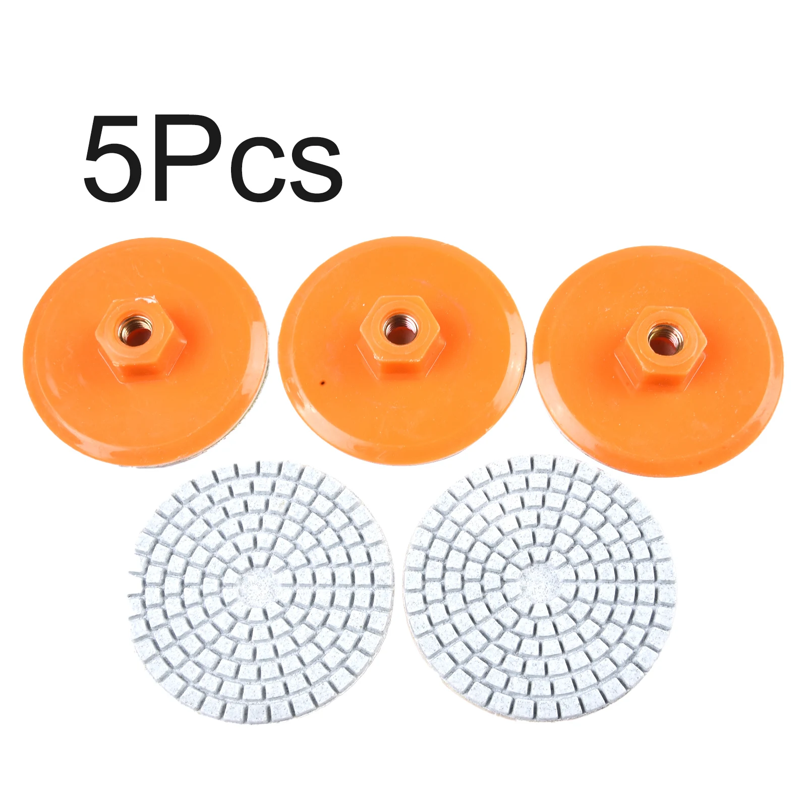 

3pc/5pcs 3inch Polishing Pad Wet Dry Buff Disc Abrasive For Marble Concrete 80mm Integrated Polishing Disc Dry Polishing Disc
