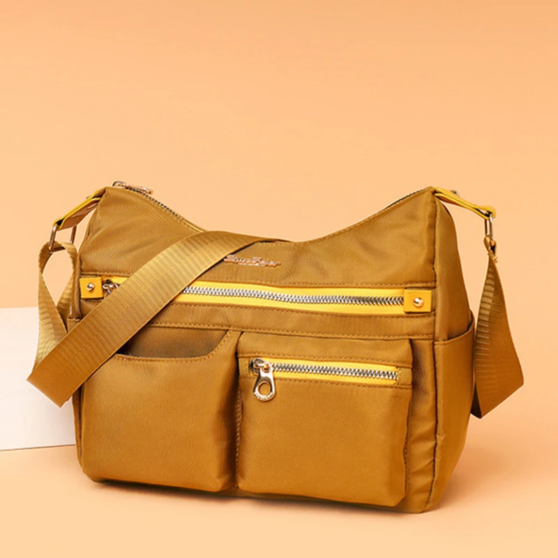 

Women Shoulder Bag Designer Handbag Famous Brand Nylon Female Casual Shopping Tote Hobos Crossbody Bag Messenger Bags