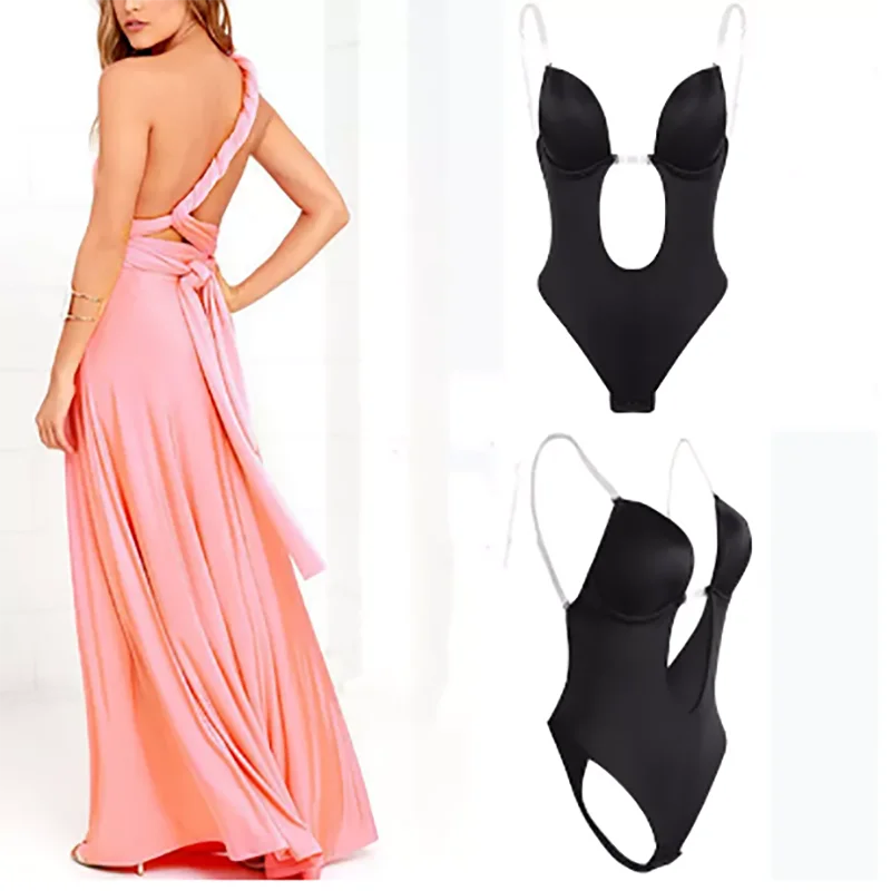 Sexy Bodysuit Bodysuit Women Thong Shaper Body Shaperwear Sexy Deep V-Neck BackLess Body Corset Slimming Push Up Plunge body dos nu корсет women body shaper,sexy bodysuit