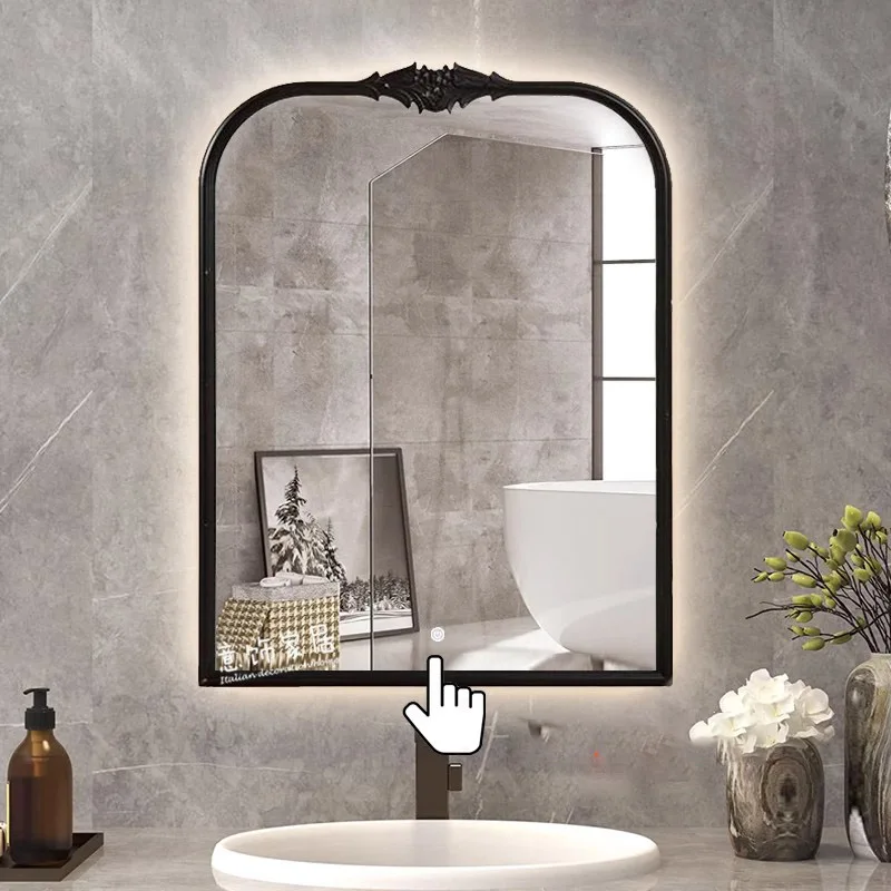 

Большое гибкое винтажное зеркало, декоративное настенное зеркало неправильной формы на органической основе, украшения для дома CY50DM