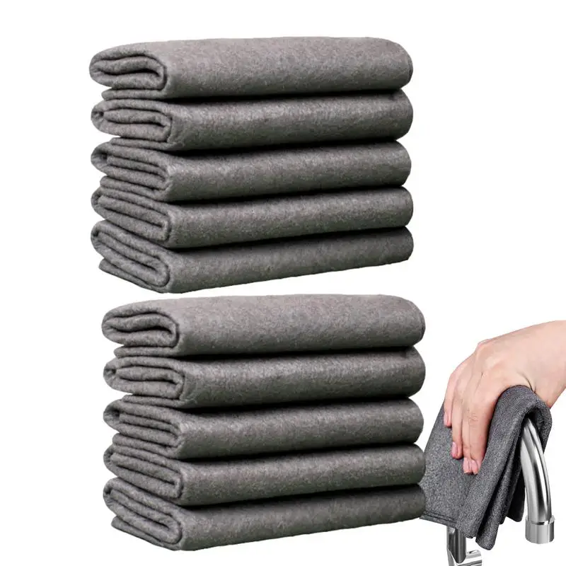 

Microfiber Towels Cleaning Thickened Magic Glass Wiping Cloth Lint-Free Shine Car Windows Glass Rag for Cars House Kitchen