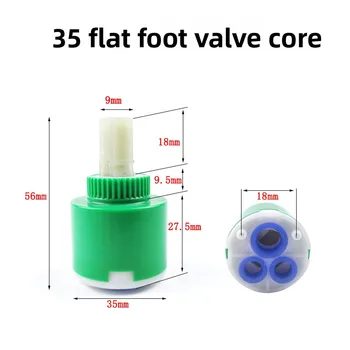 อ่างล้างหน้าก๊อกน้ําร้อนเย็นแกนวาล์วเซรามิค 25/35/40 เครื่องทําน้ําอุ่นผสมแกนวาล์วสวิทช์อุปกรณ์ซ่อม 11