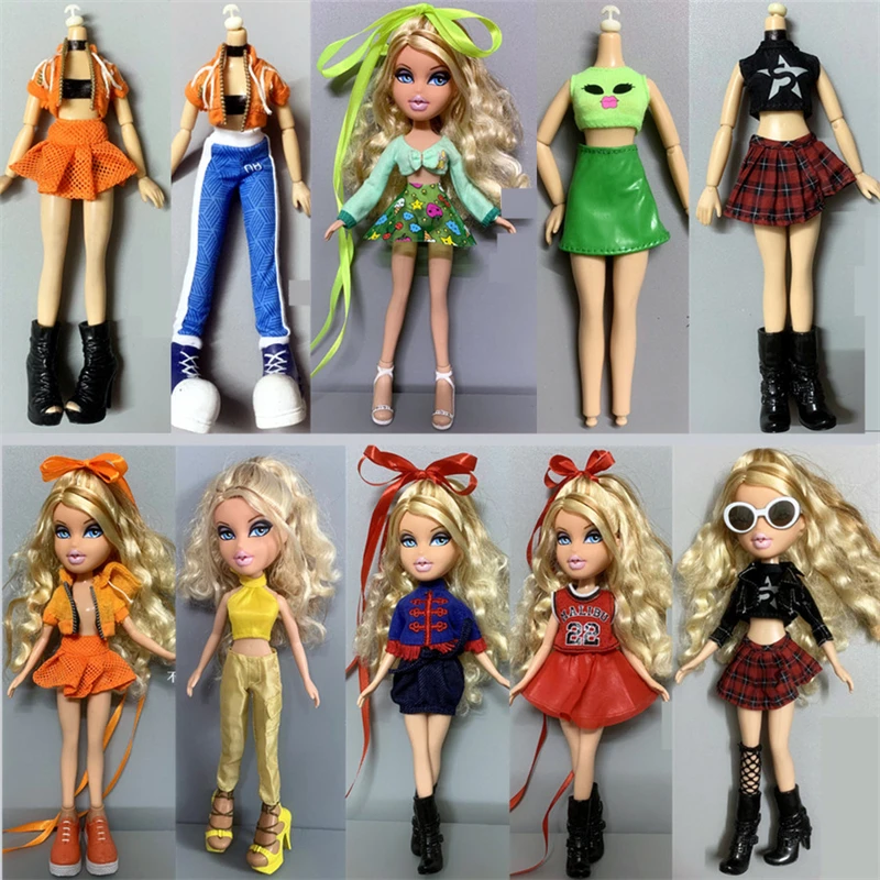 

30 см Monster High Doll для кукол Bratzes, мягкая повседневная одежда ручной работы, наряд для кукол, одежда для девочек, игрушки