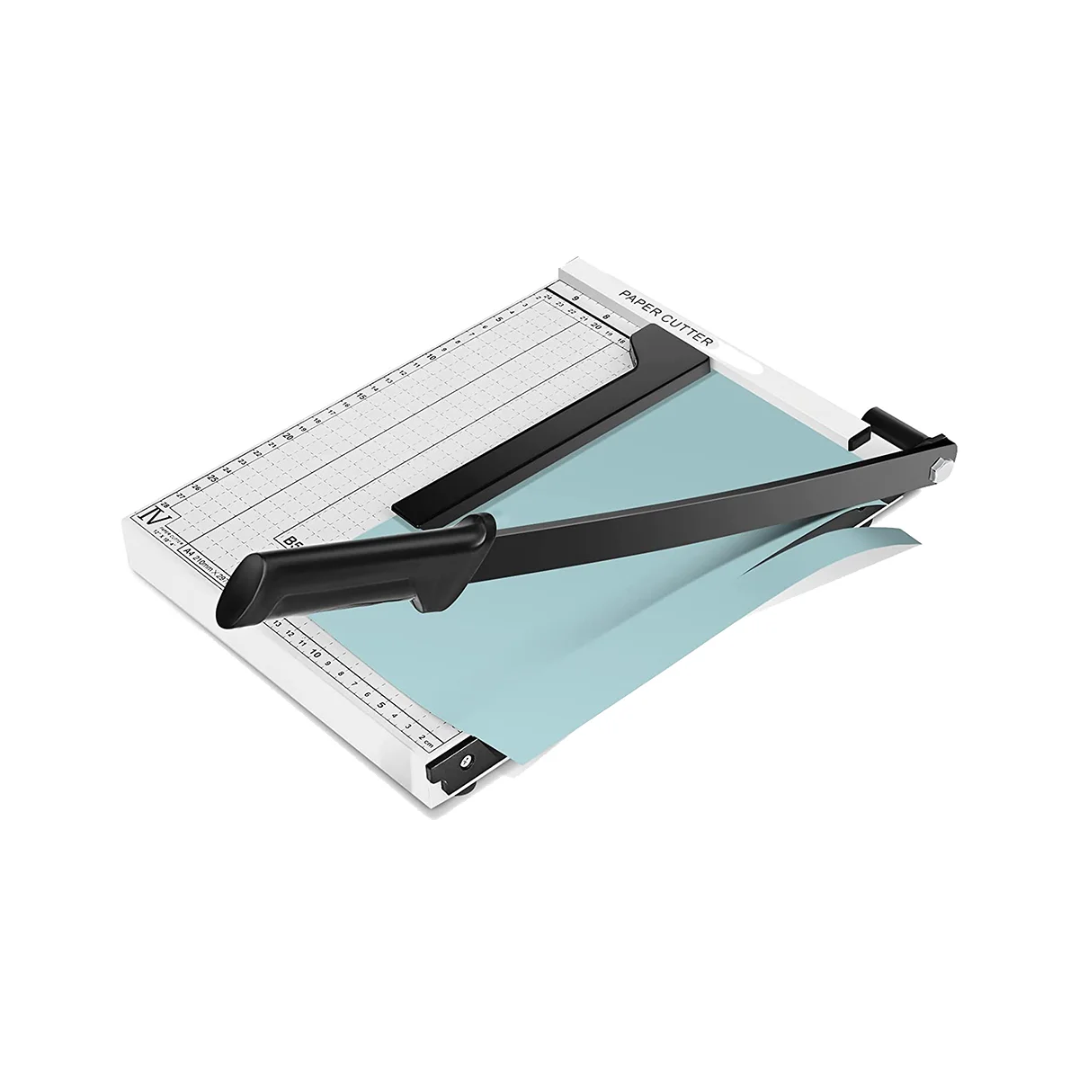 

Бумажный резак для тяжелых условий эксплуатации, 12-дюймовый Гильотинный Резак для бумаги с металлической основой, белый