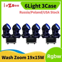 0Tax 19x15 Zoom Wash Stage Moving Head Light With RGBW Professional DJ Nightclub Disco Party Lighting Dmx512 Flightcase Optional 1