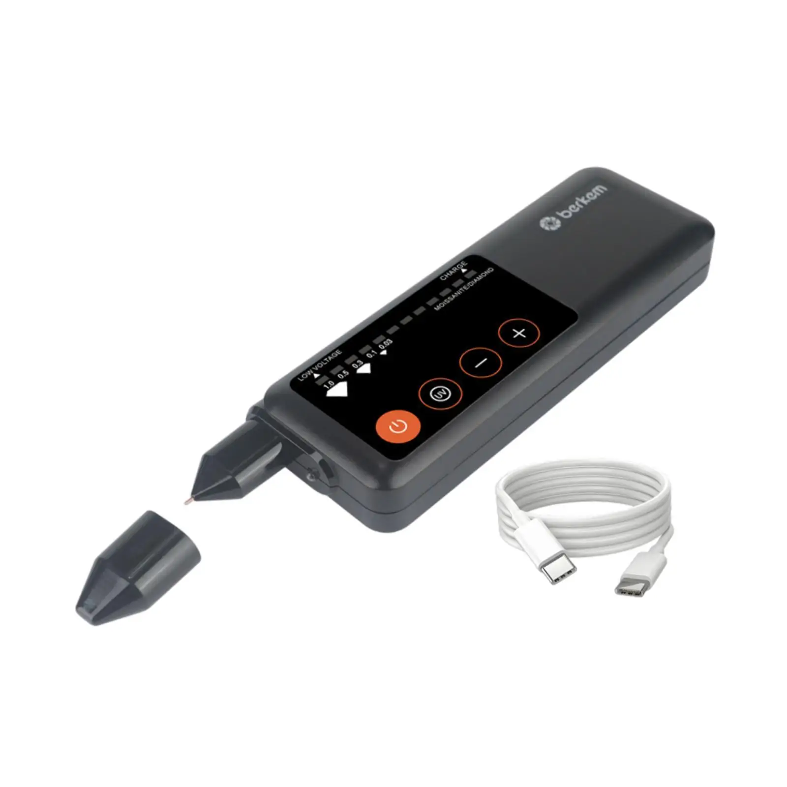 Diamond Tester with USB Electronic Professional Stone Hardness Portable Testing Pen Tool for Novice and Expert Stone Moissanite