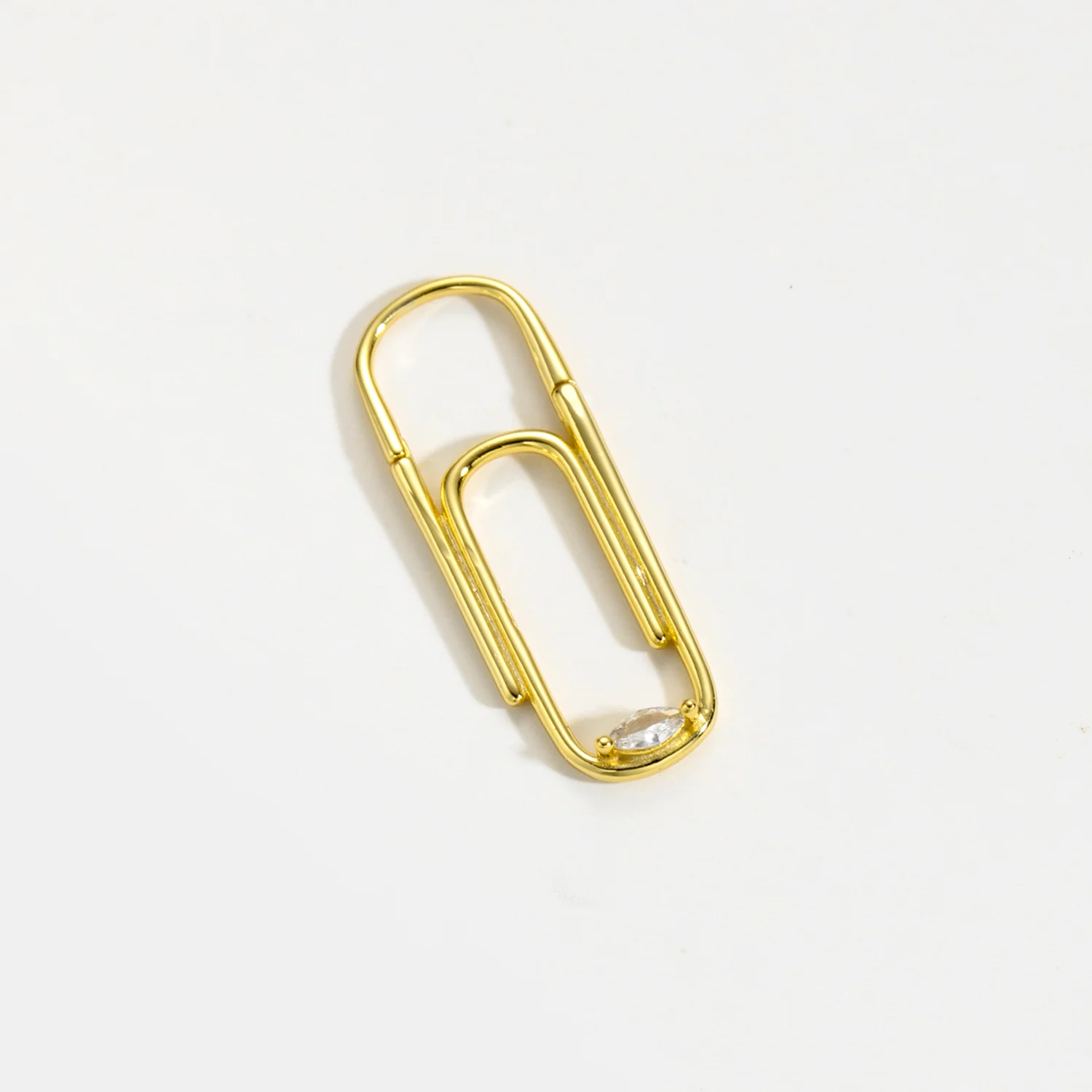 ANDYWEN 100 % 925 Sterling Silber Gold Pin Thread Hoop Clip Rock Punk Huggies Single 2023 Hochzeit Schmuck Geschenk Schlichter Ohrring – Detail 2