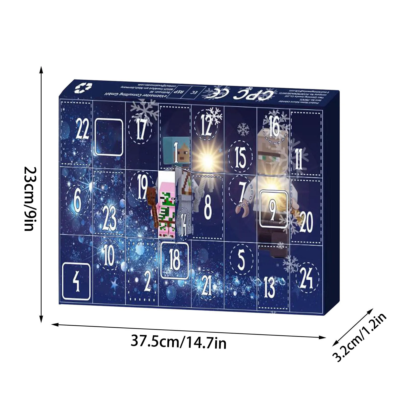 Halloween Christmas Calendar Toy-24 Day Countdown Calendar Kit Includes 24 Characters Surprise Gifts For Children & Fans christmas countdown calendar