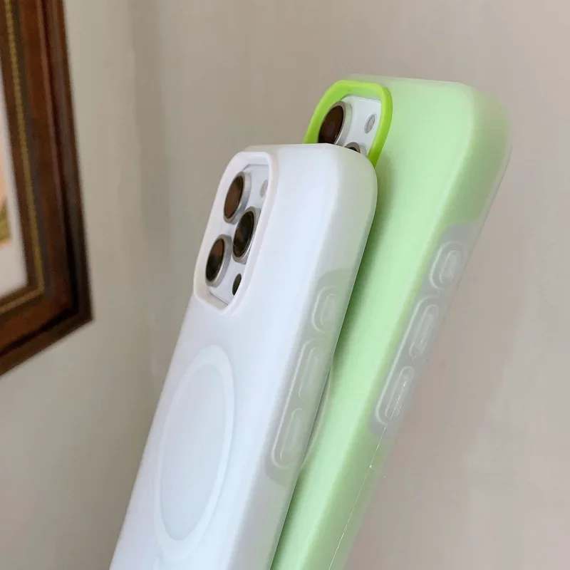 Dual-Function Silicone Shockproof Phone Case with TPU Protective Back Cover