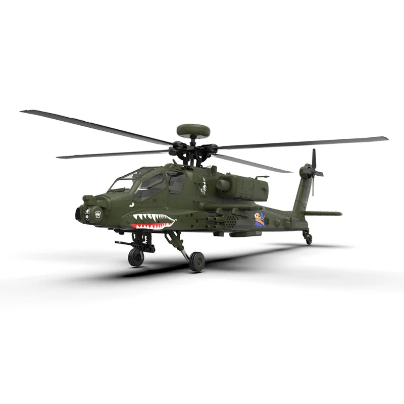 F11 Apache Ah-64d F11 2.4g Brushless Motor Vehicle Helicopter 6-Channel 3d Stunt Remote Control 1:32 Simulation Model Boy Gifts 5