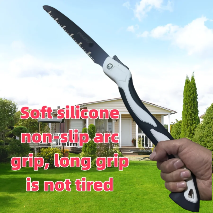 Large Handmade Folding Steel Saw Multi-Functional Fast Cutting For Wood Tree Branches Carpenters DIY Enthusiasts Outdoor Lovers