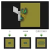 Magnetic Field Viewing Film,Magnetic Field Detector to See Magnetic Fields for Scientific Project Teaching 4 x 4 Inch 6