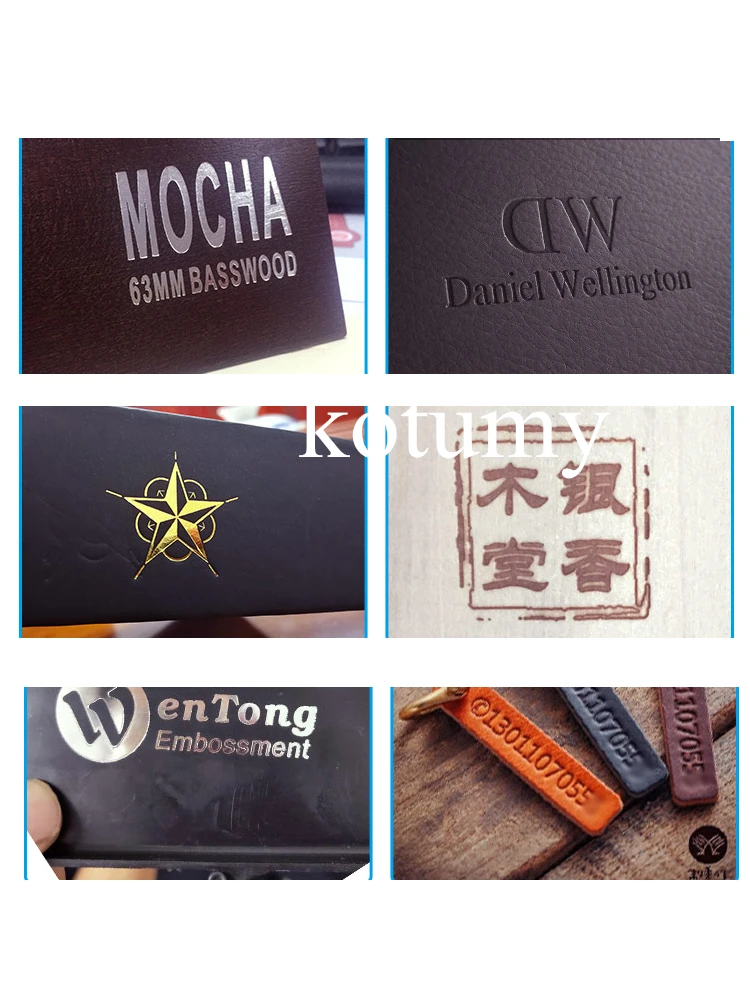 Leather/Paper/Plastic Stamping Robot Hot Press Wood/Cowhide Bronzing Machine Impression Stamping Dispenser Indentation Dispenser