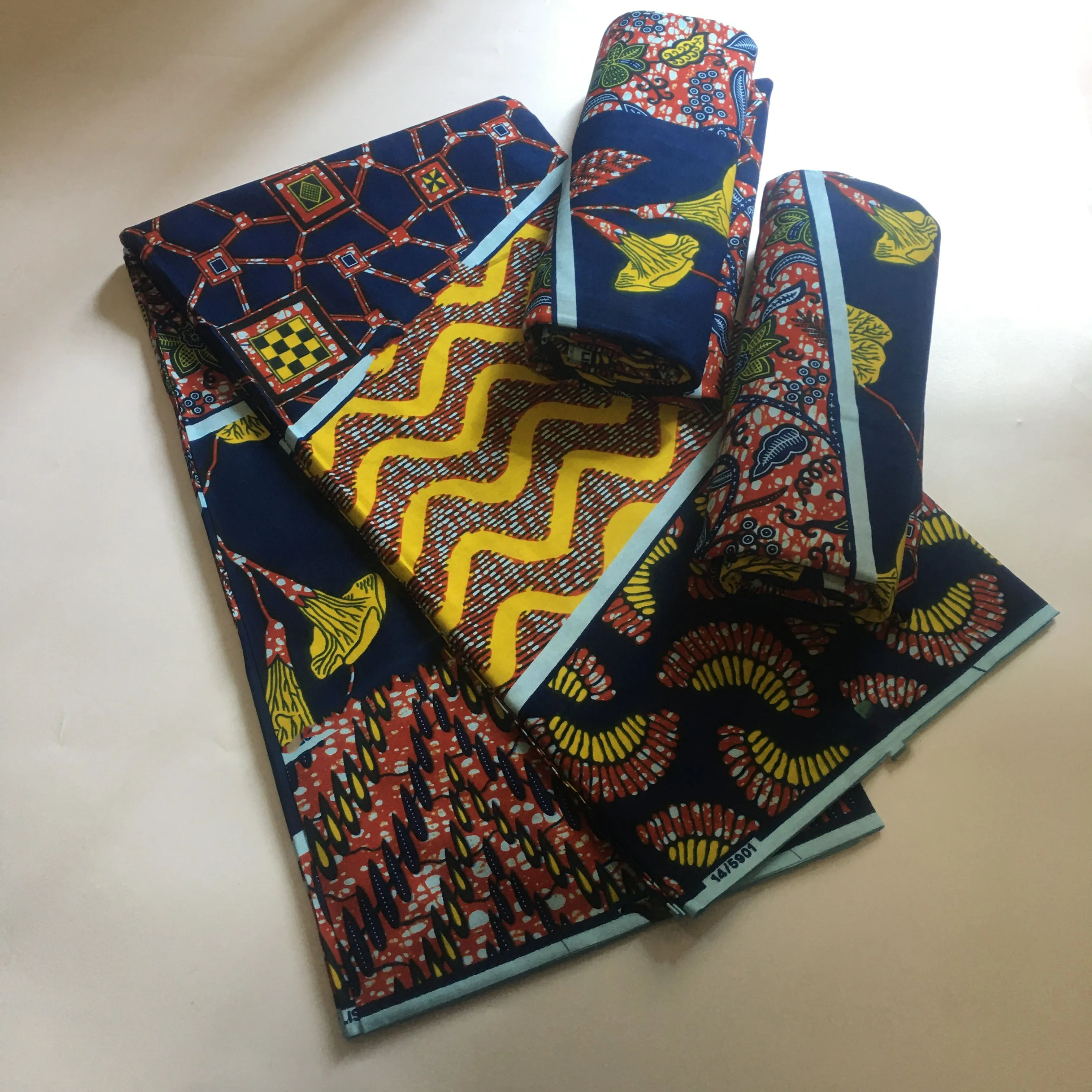 Most popular veritable african wax real fabric cotton ghana nigeria style yards high quality
