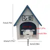 Creative Puppy Keychain Kawaii Dogs Key Hanger With Small House Adhesive Wall Mounted Keychain Hook For Room Home Decoration 6
