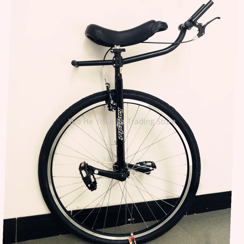 28 インチ一輪車 ハンドルバーとブレーキ付き 高耐久 28 インチ一輪車