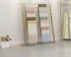 Floor to ceiling scarf display rack, silk scarf rack, pants fabric multi-layer hanging rack, packaging paper storage displayracK 1