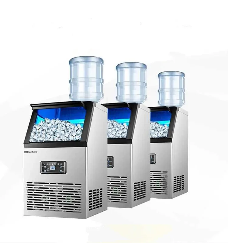 YYHC-Portable Mini Machine Cube Ice-making machine Commercial Ice Maker 40kg