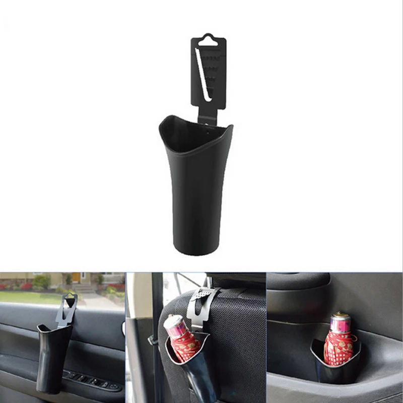Car Umbrella Storage BoxSpace Saving Auto Umbrella Hanger Rack Holder Car Backseat Cup Holder Garbage Can