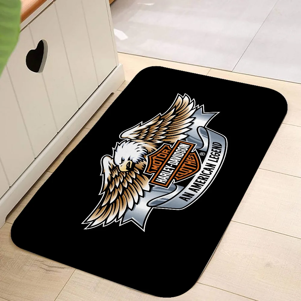 Harley Davidson Kitchen Carpet for Home Entrance Doormat Entrance Door Mat Floor Things for the Home Decor Items Bedroom Rug 2