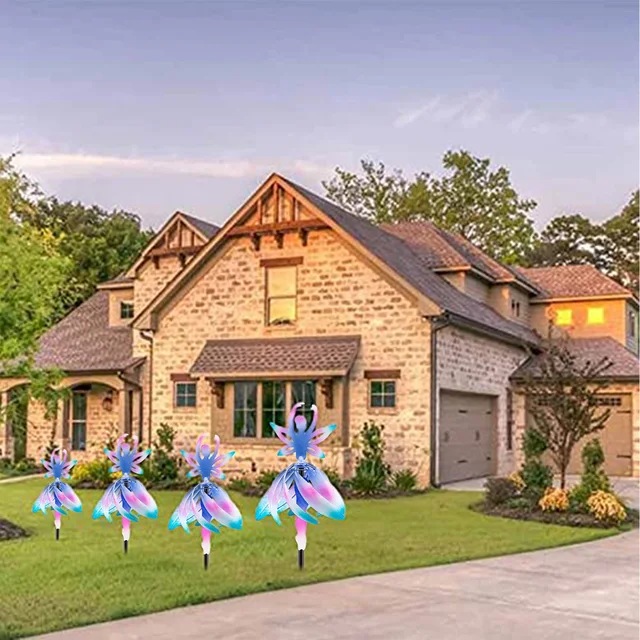 Tündér Balerina Szél Fonó Fémszobrok Tét Építő Kerti Terasz Udvar Innovatív Szeszélyes Szélmalom - Image 5