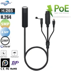 5MP 4MP 2MP 1080P POE Mini Waterproof Surveillance Network Micro P2P Web Micro Bullet Mini IP Camera For Police Mine Industry