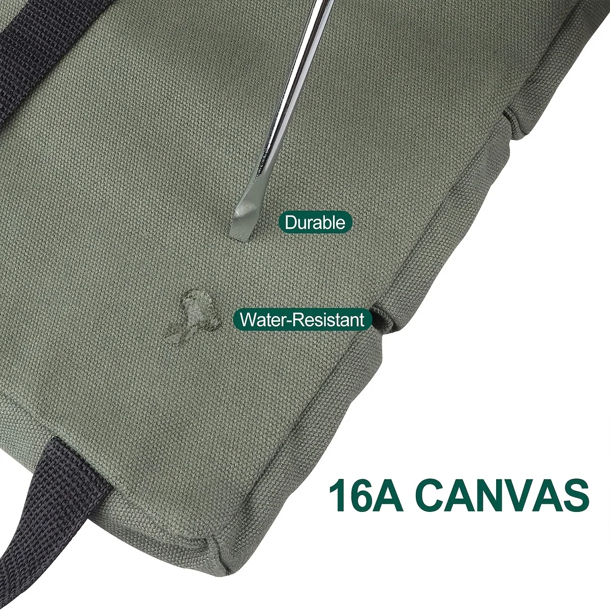 Tool Roll Multi-Purpose Roll Up Tool Bag Wrench Roll Canvas Organizer Bucket Car First Aid Kit Wrap Roll Storage Case