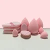 12Pcs Makeup Sponge Velvet Triangle Powder Puff Face Finger Puffs Mini Beauty Egg Liquid Foundation Tools Make Up Accessories 6