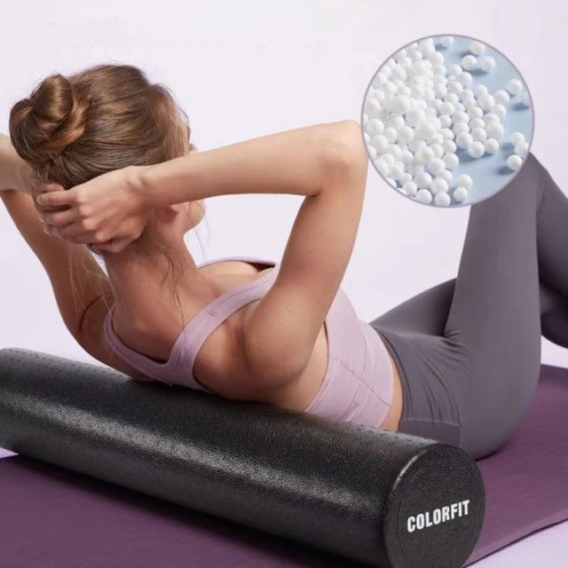 30/45CM EPP Yoga Foam Roller Fitness High-Density Solid Massage Foam Roller Yoga Stick Muscle Relaxer For Should Back Leg