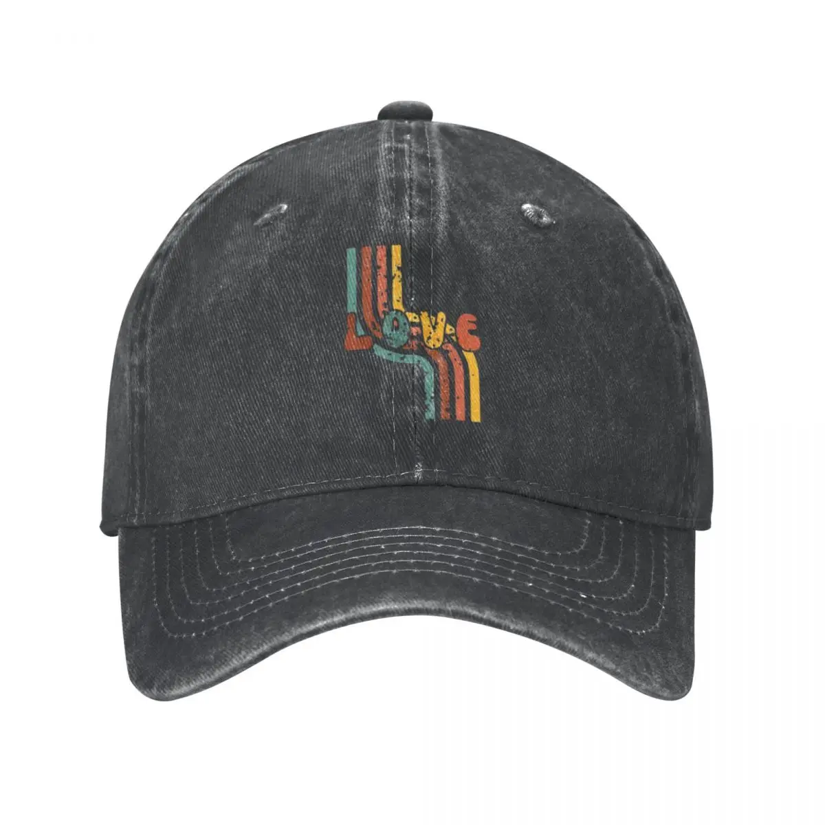 

Love Retro Baseball Caps Fashion Denim Fabric Hats Outdoor Adjustable Casquette Hip Hop Baseball Cowboy Hat for Men Women