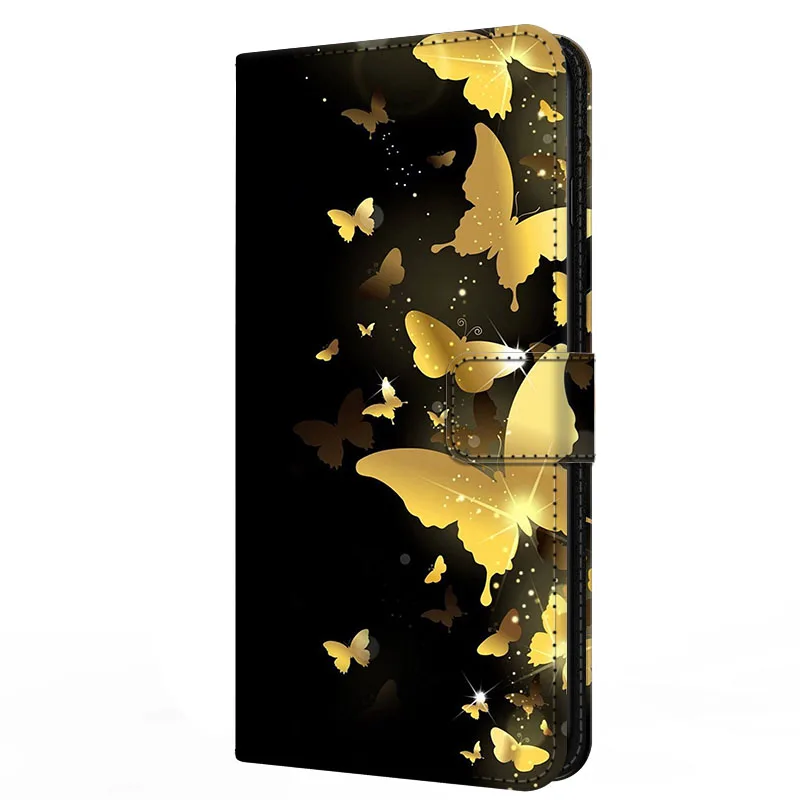 Luxury Leather Magnetic Wallet Case - Book Flip Relief Cover