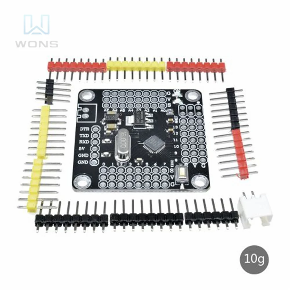 

Pro Mini Atmega328 5V 16MHz Board Module for Mini 328 ATMEGA328P Micro Controller Replace ATMEGA128 with 14Pins