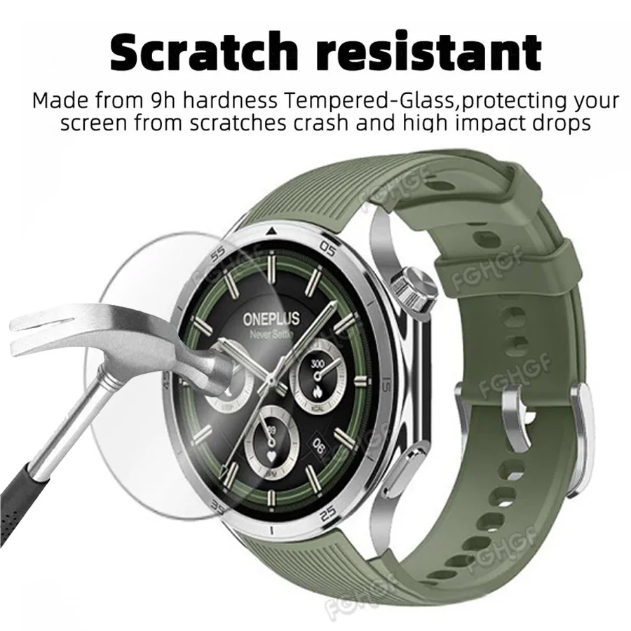 Premium 9H Tempered Glass Screen Protector - Smart Watch Protective Film Cover Accessories
