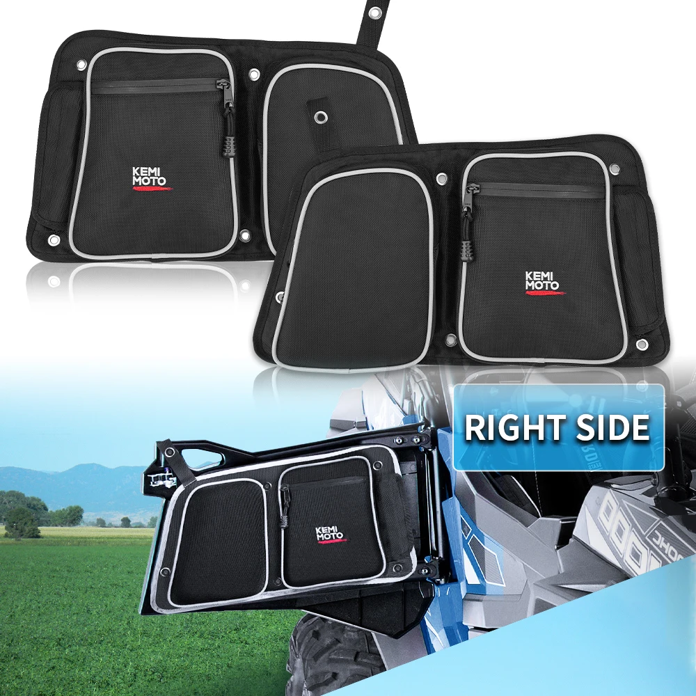 UTV Knee Protection Pad Bag Compatible with Polaris RZR XP 1000 900 S 2014-2016 2017 1680D RZR XP 1000 Side Storage Door Bag