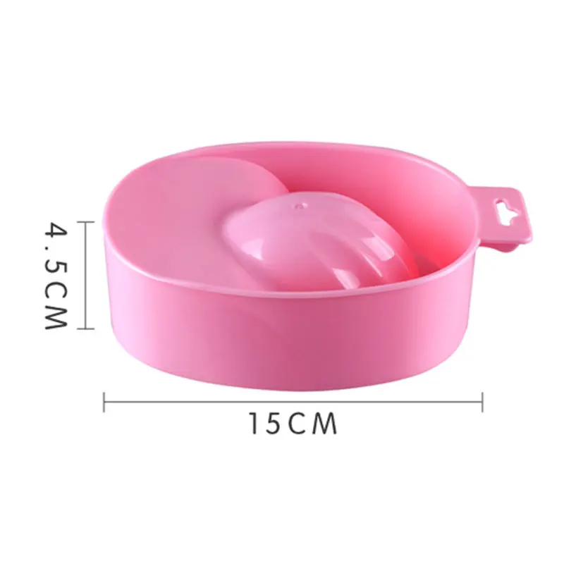 Nail Polish Remover Soak Bowl Manicure Acrylic Nail Art Treatment Health Tools Durable Finger Nail Care Bubble Bowl 2