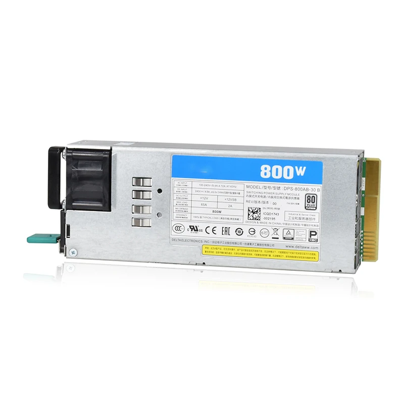 배송 전 서버 전원 공급 장치, 델타 RD530 RD630 RD640 800W DPS-800AB-30 B DPS-800RB A/B/C DPS-800NB A/B 100% 테스트