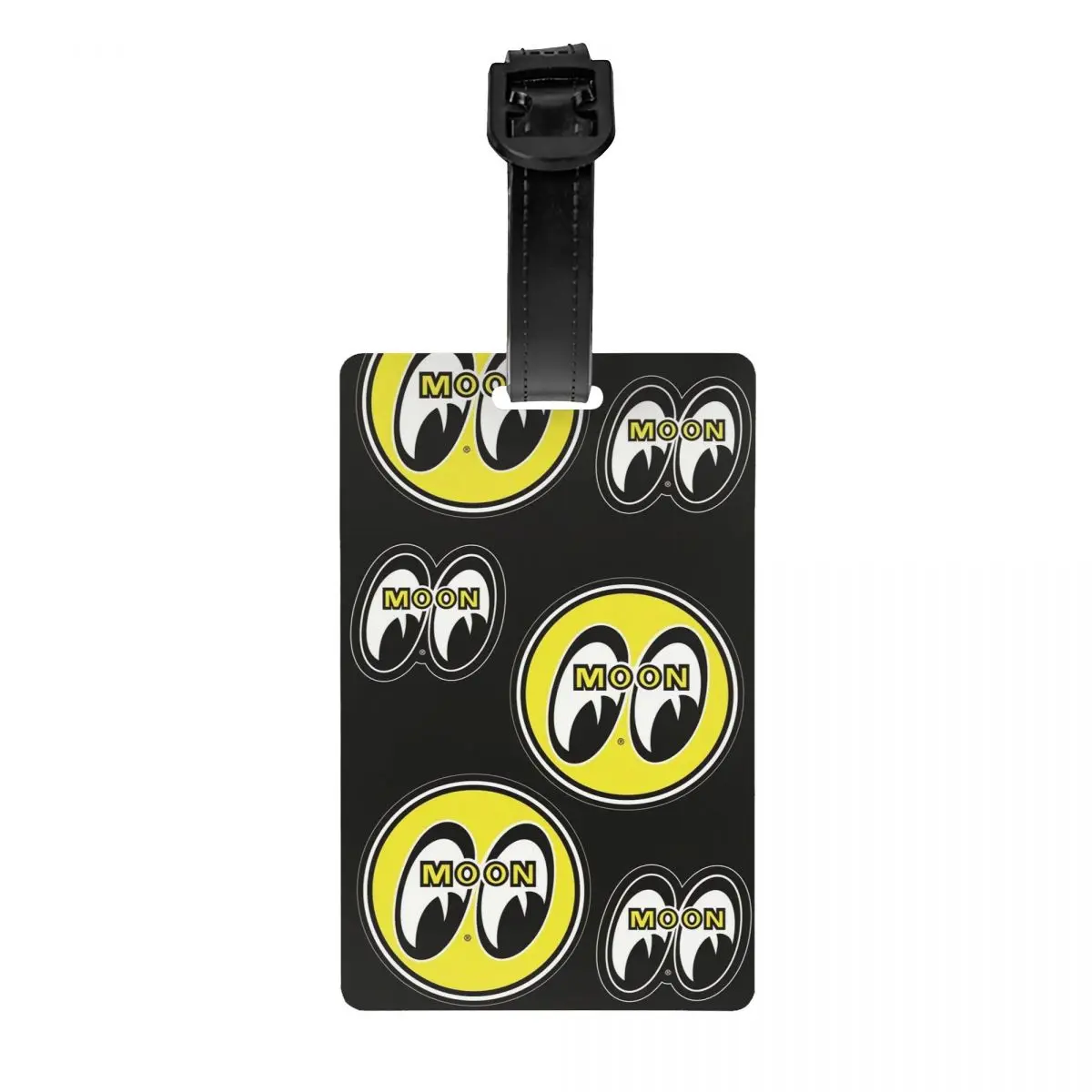 

JDM Moon Eyess Motorcycle Racing Luggage Tags Custom Baggage Tags Privacy Cover ID Label