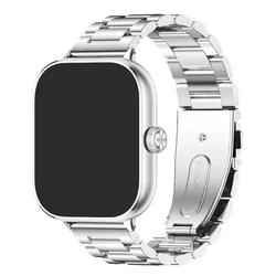 Luxury Stainless Steel Bracelet Watchband - Elegant Strap for Redmi Watch 6 (Silver)