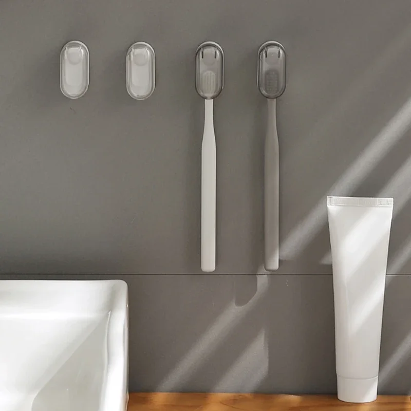 Toothbrush Holder Dust-free Innovative Wall-mounted Toothbrush Holder