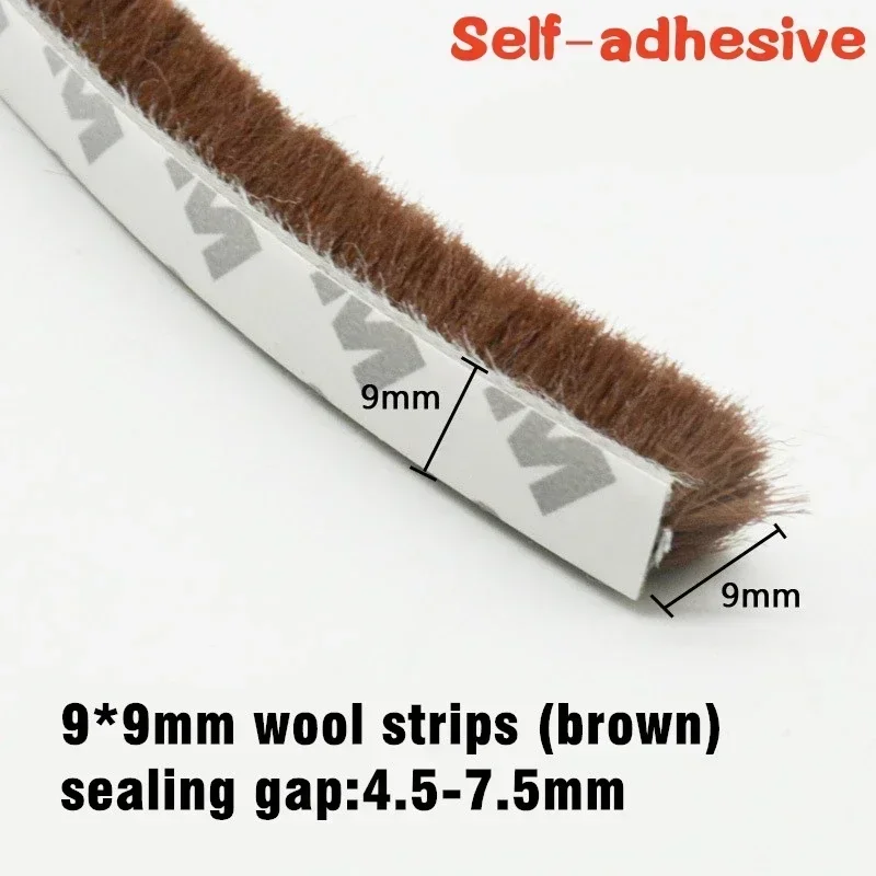 Aluminum Alloy Soundproof Sealing Brush Strip