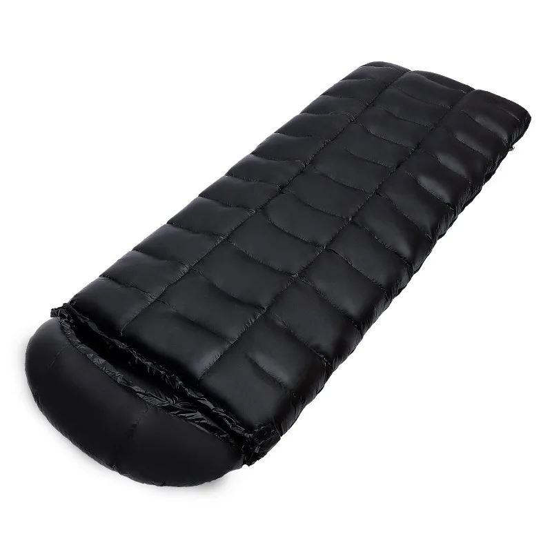 Down Sleeping Bag Adults Outdoor Camping Double Warm Camping Goose Down Sleeping Bag & Quilt for Two Purposes Double Splice