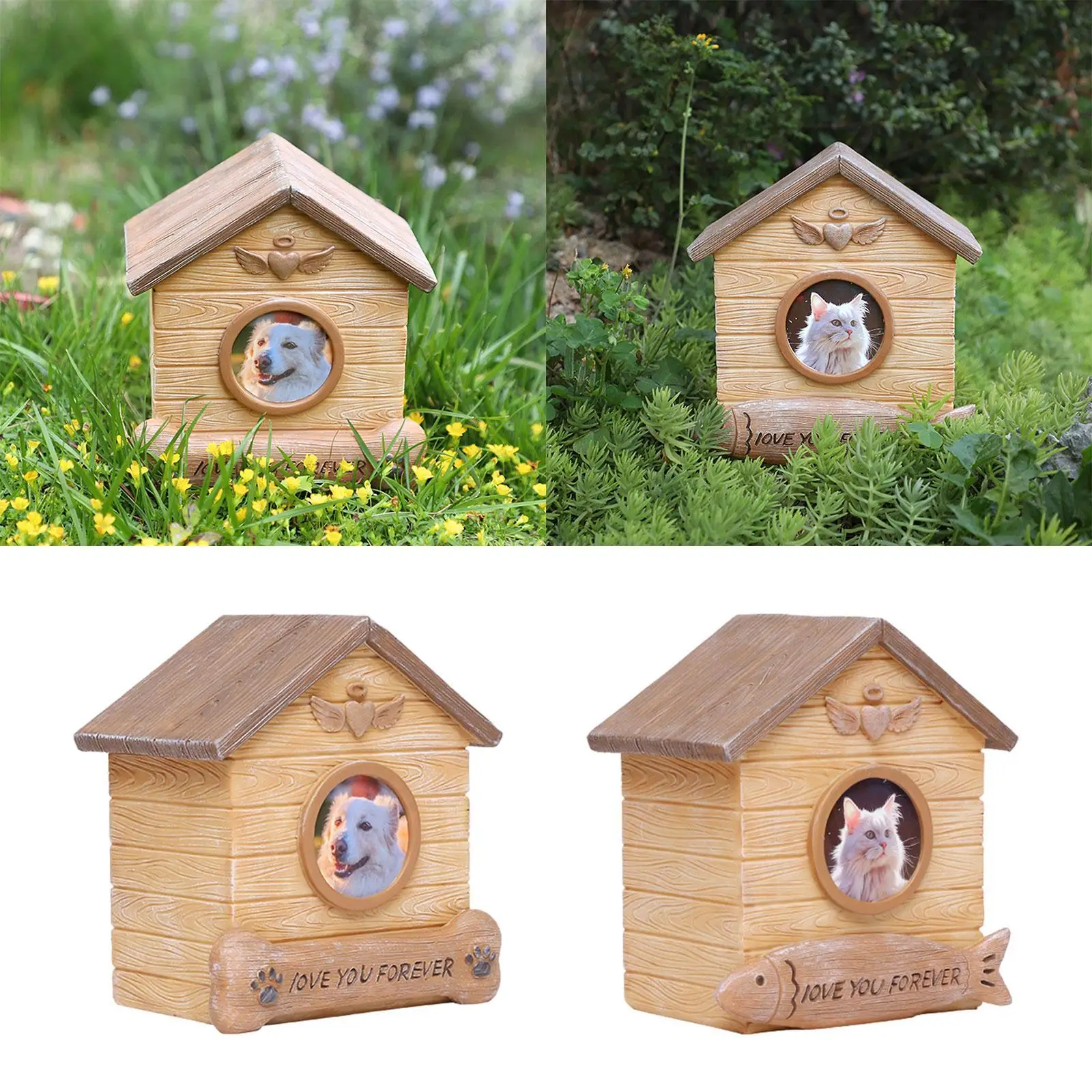 Pet Cremation Urn Pet Memorial Box Pet Loss Remembrance Gift Memory for Dogs and Cats Memorial Keepsake Urn