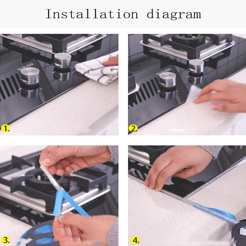 Self-Adhesive Ceramic Tile Gap Tape Strip Kitchen Bathroom Mildewproof Waterproof Beautiful Seam Wall Floor Line Home Decoration