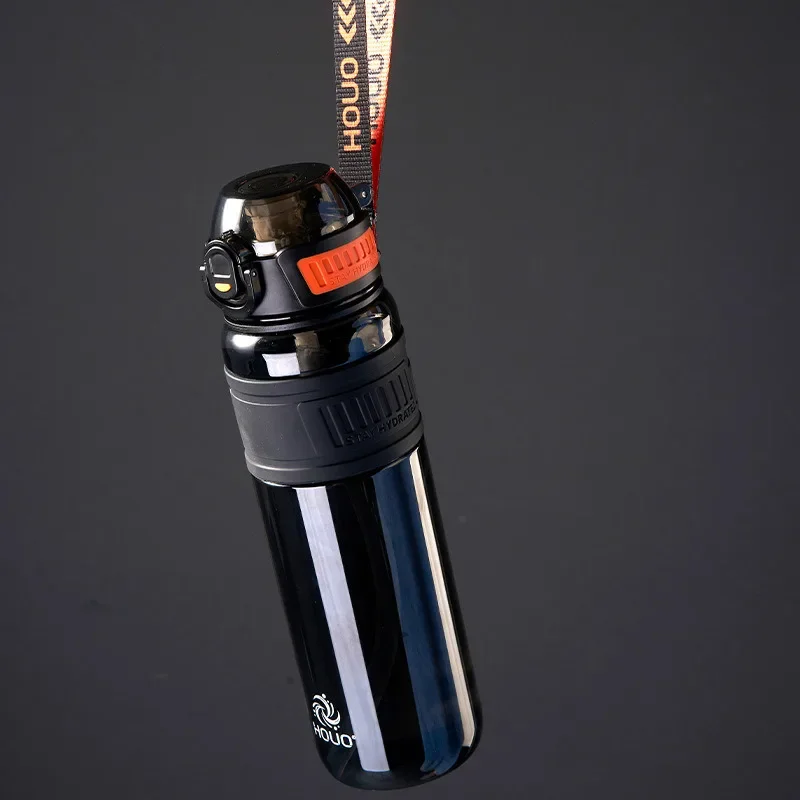 1000ml Sports Water Bottle Large Capacity Plastic Straw Water Cup Outdoor Camping Drinking Tools
