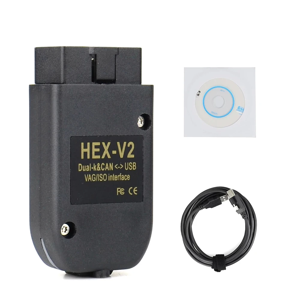 VCDS для VAG COM 22 3 21 9 OBD2 сканер HEX V2 USB интерфейс VW AUDI Skoda Seat неограниченные вин