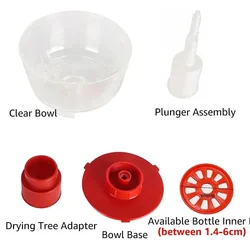 Premium Beer & Wine Bottle Rinser - Efficient Cleaning & Sterilizing Tool for Homebrewers, Bars & Kitchens (WASHER)