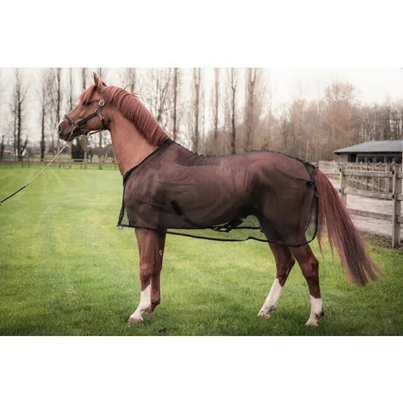 Lightweight Summer Horse Outdoor Breathable Blanket Mesh Stable Field Yard Fly Protective Sheet Rugs for Horses